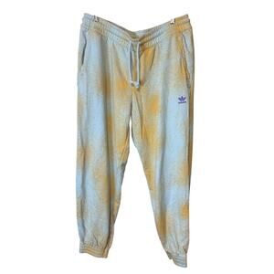 Adidas Originals Womens Sweatpants Joggers XL Paint splatter Spodnie Trefoil